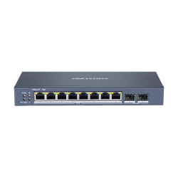 Switch 8 porturi Gigabit PoE, 2 port SFP uplink, SMART Management - HIKVISION DS-3E1510P-SI Switch 8 porturi Gigabit PoE, 2 port SFP uplink, SMART Management - HIKVISION DS-3E1510P-SI