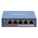 Switch 4 porturi PoE, 1 port uplink RJ45, SMART Management - HIKVISION DS-3E1105P-EI Switch 4 porturi PoE, 1 port uplink RJ45, SMART Management - HIKVISION DS-3E1105P-EI