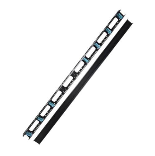 Organizator vertical cabluri, metalic, 42U - ASYTECH Networking ASY-VCM-42
