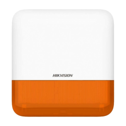 Sirena wireless AX PRO de exterior cu flash, led Portocaliu, 868Mhz - HIKVISION DS-PS1-E-WE-O