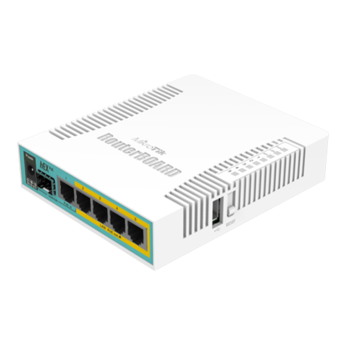 Router hEX PoE, 5 x Gigabit 4 PoE, 1 x SFP, RouterOS L4 - Mikrotik RB960PGS Router hEX PoE, 5 x Gigabit 4 PoE, 1 x SFP, RouterOS L4 - Mikrotik RB960PGS
