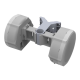 Adaptor montare pe perete antene mici - Mikrotik QM Adaptor montare pe perete antene mici - Mikrotik QM