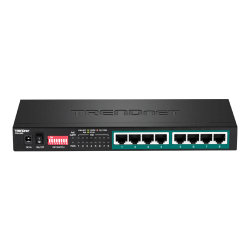 Switch 8 porturi Gigabit Long Range 200m PoE+ - TRENDnet TPE-LG80 Switch 8 porturi Gigabit Long Range 200m PoE+ - TRENDnet TPE-LG80