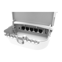 OmniTIK 5 POE ac, 2 antene 7.5dBi 5GHz, 802.11an/ac, 5 x Gigabit LAN (4 PoE-OUT), PoE - MikroTik RBOmniTikPG-5HacD