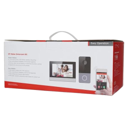 KIT videointerfon TCP/IP pentru 1 familie, monitor TFT LCD 7 inch - HIKVISION DS-KIS603-P KIT videointerfon TCP/IP pentru 1 familie, monitor TFT LCD 7 inch - HIKVISION DS-KIS603-P