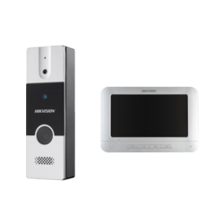 Kit videointerfon analogic 7'', conectare 4 fire - HIKVISION DS-KIS202T Kit videointerfon analogic 7'', conectare 4 fire - HIKVISION DS-KIS202T