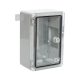 Cutie distributie IP65 din ABS gri, usa transparenta, placa metalica, 200x300x130 mm PP3011 Cutie distributie IP65 din ABS gri, usa transparenta, placa metalica, 200x300x130 mm PP3011