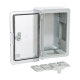 Cutie distributie IP65 din ABS gri, usa transparenta, placa metalica, 200x300x130 mm PP3011 Cutie distributie IP65 din ABS gri, usa transparenta, placa metalica, 200x300x130 mm PP3011