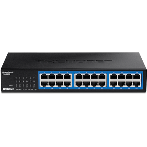 Switch Desktop 24 porturi Gigabit - TRENDnet TEG-S25D Switch Desktop 24 porturi Gigabit - TRENDnet TEG-S25D