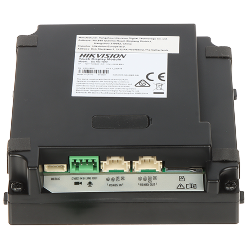 Modul afisaj IPS touch screen, 4 inch, pentru Interfon modular - HIKVISION DS-KD-TDM Modul afisaj IPS touch screen, 4 inch, pentru Interfon modular - HIKVISION DS-KD-TDM