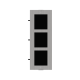 Rama montaj ingropat din otel inoxidabil, 3 module, pentru Interfon modular - HIKVISION DS-KD-ACF3-S Rama montaj ingropat din otel inoxidabil, 3 module, pentru Interfon modular - HIKVISION DS-KD-ACF3-S
