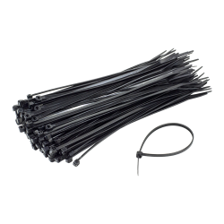 Coliere de plastic 100x2.5 mm, NEGRU, 100 buc TCP-100-2.5-B Coliere de plastic 100x2.5 mm, NEGRU, 100 buc TCP-100-2.5-B