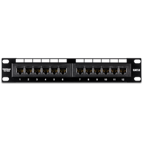 Patch Panel 12 porturi RJ45 UTP 10', Cat6 - TRENDnet TC-P12C6 Patch Panel 12 porturi RJ45 UTP 10', Cat6 - TRENDnet TC-P12C6