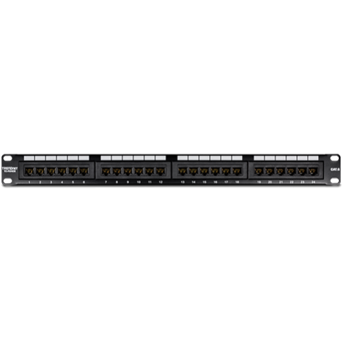 Patch Panel 24 porturi RJ45 UTP, Cat6 - TRENDnet TC-P24C6 Patch Panel 24 porturi RJ45 UTP, Cat6 - TRENDnet TC-P24C6