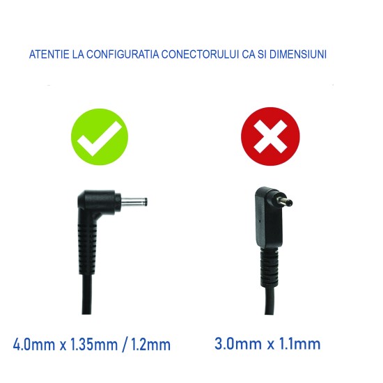 UX21A/ Incarcator Laptop 45W 19V 2.37A, conector 4.0X1.2/1.35 mm pentru ASUS X540S, X540SA, X540, X540LA, UX305, UX311, UX31A, S200E, X201E, X202E, X553S, X553M, X553MA, format mic UX21A/ Incarcator Laptop 45W 19V 2.37A, conector 4.0X1.2/1.35 mm pentru ASUS X540S, X540SA, X540, X540LA, UX305, UX311, UX31A, S200E, X201E, X202E, X553S, X553M, X553MA, format mic