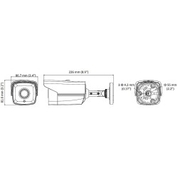Camera de supraveghere de exterior 2 MP, 3.6 MM, IR 40 M UV-HDBZ525 Camera de supraveghere de exterior 2 MP, 3.6 MM, IR 40 M UV-HDBZ525