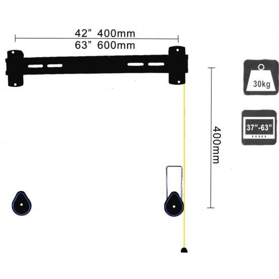 3037II-42/ Suport LCD-LED-PLASMĂ