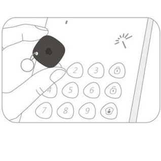 KP-700/ Tastatură wireless RFID compatibilă cu sistemele de alarmă CHUANGO GO2 și CG-G5 KP-700/ Tastatură wireless RFID compatibilă cu sistemele de alarmă CHUANGO GO2 și CG-G5