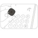 KP-700/ Tastatură wireless RFID compatibilă cu sistemele de alarmă CHUANGO GO2 și CG-G5 KP-700/ Tastatură wireless RFID compatibilă cu sistemele de alarmă CHUANGO GO2 și CG-G5