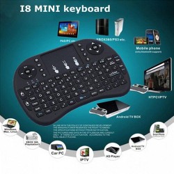 I8/ Telecomandă cu tastatură și touchpad mouse wireless 2,4 GHz 
