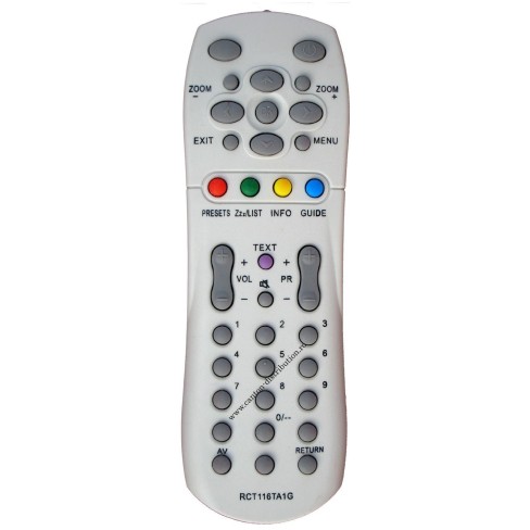 Nr.378/ RCT611TA1G Telecomandă pentru THOMSON, SABA, TELEFUNKEN (IR1373)