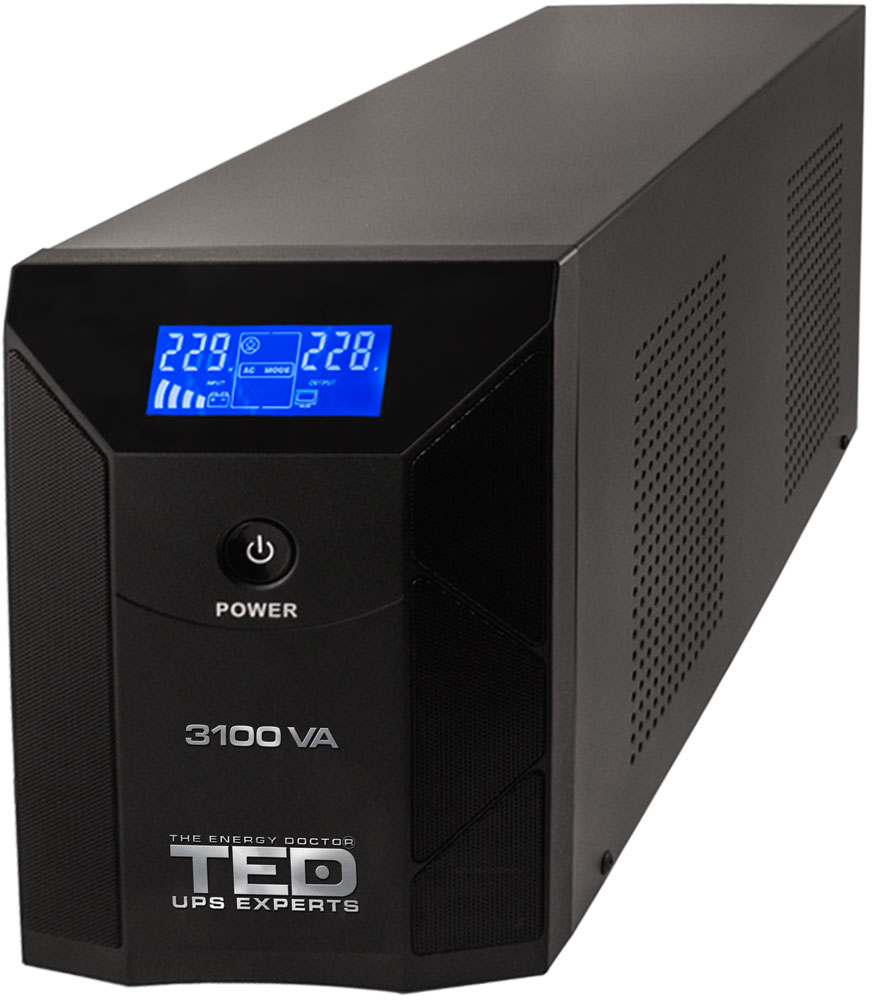 Sursă de alimentare neîntreruptibilă (UPS) cu AVR la 3.000 VA TED-A0058831 Sursă de alimentare neîntreruptibilă (UPS) cu AVR la 3.000 VA TED-A0058831